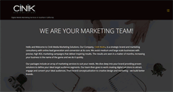 Desktop Screenshot of cinikmedia.com